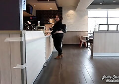 Thick public stuffing in the belly