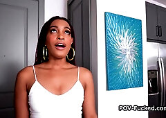 Black horny picked up and shagged on private property