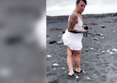 Urinate On The Nudist Beach??