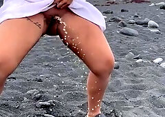 Urinate On The Nudist Beach??