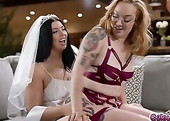 Holly Day and Emma Magnolia got lusty at the party