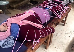Wool Mohair Layers Of Sweaters On A Bondage Table - Verified Amateurs