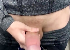 I was doing sport all of a unexpected my manhood revved into fire and I groped until I ejaculated