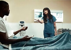 Interracial Bbc Anal Creampie - Brunette hair Nurse Chanel Camryn Freeze Drilled & Swallowing Cum
