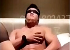 CHINESE MUSCLE MAN WEARING SHEER PANTYHOSE COLLECTION 02