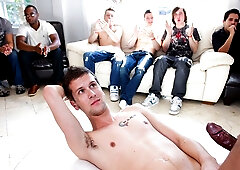 Awesome gay orgy with a bunch of really hot dudes