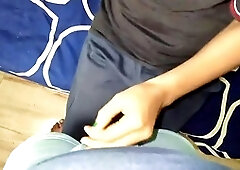 Young Indian hottie Pyaripooja22 gets absolutely wrecked for the first time in her boyfriend's room while mom is away