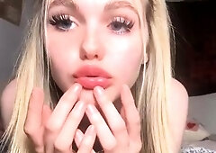 hot amateur blonde close up masturbation HD