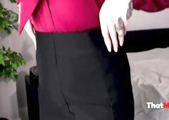 Breasty CEO Likes Yielding Interns Who That babe Dominates- Paris Lincoln, Rion King