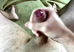 Fastly jizz on myself frolicking with my knob