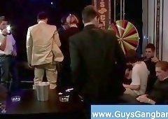 Guys playing dick sucking game sucking deep