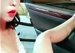 Chinese Tranny Jerking herself Off Outdoors xhfyWow