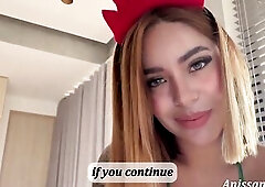 Perky Christmas stepson this day I will fulfill your dream of filling me with your milk. anissamiller