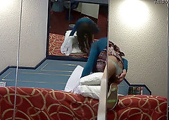 Foxxxymx Crossdresser Colegiala Secundaria Mexicana en hotel Rojo two