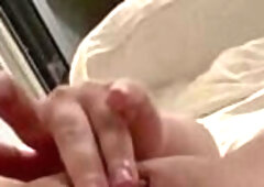 Masturbating pink pussy near the cam