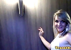 Behind-the-scenes, she-male