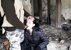 Viktoria Jizz - Urbex Pissing Journey - Void urine in my Throat!