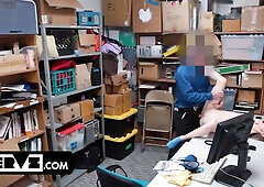 Tough punishment for thieving girls caught stealing - shoplyfter by pervz