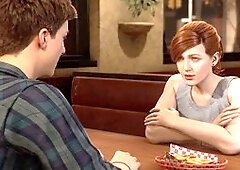 Celebrity spiderman animation sex game playthrough featuring Gwen Stacy and Peter Parker