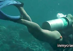 Beautiful beauty is showing her opened pink pussy in close-up