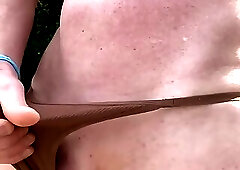 My Panties Can’t Contain My Cock Cum