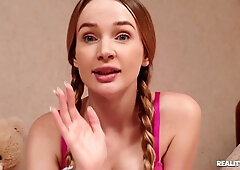 RK At Home: Kaisa's Teasing Sloppy Dildo Play - Redhead Kaisa Nord Solo with Monster Toy