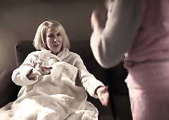 Crazy teen seduced a perverted stepdad with big cock