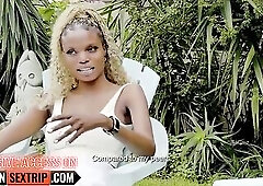 This BLACK TEEN amateur swore this babe was merely talking... so I banged her raw after her BFF left