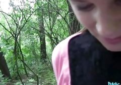 Public Blowjob For Some Cash