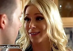 Tastey sinner - sweet temptations and seductive moves lead to a nasty pound inbetween step-mom & sonny