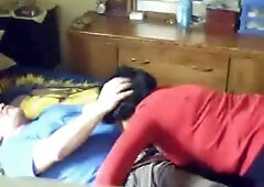 caught an old woman giving head to her old man