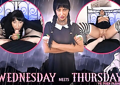 Wednesday Meets Thursday - Cosplay Parody