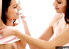 Slutty Czech Doxies Kari & Kitty Bangs Every Other Snatches With Dildos - 4K teaser