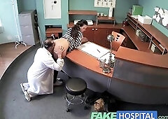 FakeHospital Doctor empties his sack to ease hawt patients back ache