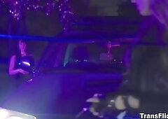 Whitney Wright driver is Jade Venus and shakes her head with playful regret, remarking that she wishes Jade was her date tonight instead. She's a