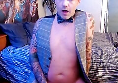 Web camera disrobe buttplug