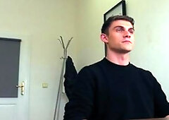 DirtyScout.com: Hawt barber feels in need of masturbation