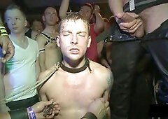 Leather-clad sadism and masochism with hot guys and wild humiliation