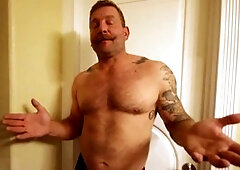 Mature, parent, hairy man