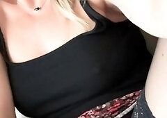hot amateur blonde close up masturbation HD