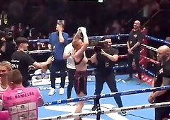 Uncensored Daniella Hemsley Flashing after boxing Win