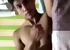 Asain muscle straight video call