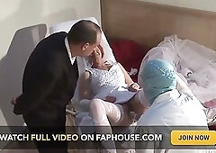 LFAP - French hairy mature bride ass pounded and fist fucked at the doctor