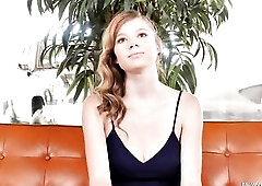 Fresh Floozy Incoming! Mia Collins Tries Out To Be A Cum Dumpster