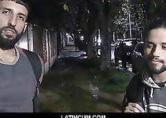 Two Traveling Spanish Latino Guys Fuck Each Other For Cash POV