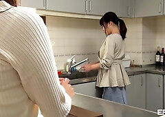 Lewd asian lesbies emotional X-rated movie