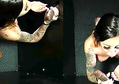 Gloryhole Secrets: Interracial Lust with Anna Chambers