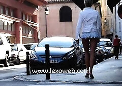 Amateur striptease and Solo masturbation