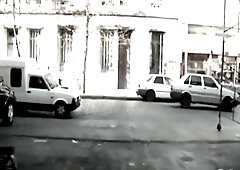 TS prostitutes service in a public gas station