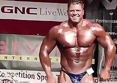 David Riley Sexy Posing and Lifting Weights